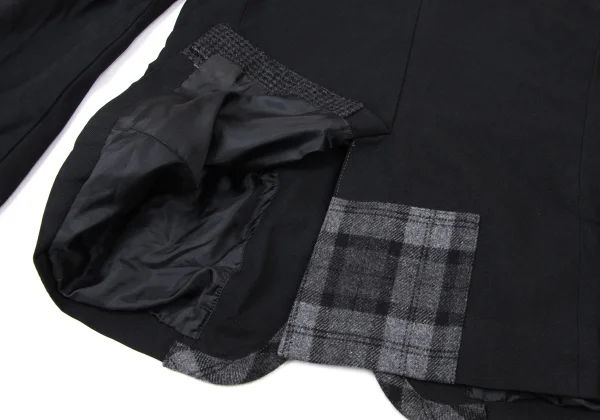 COMME des GARCONS HOMME Dyed Poly Lapel Switching Jacket K-173891_014