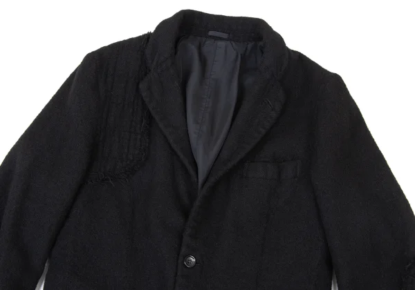 COMME des GARCONS HOMME Wool Fulling Raw Edge Paste Jacket K-173892_002