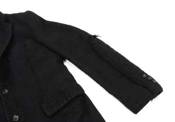 COMME des GARCONS HOMME Wool Fulling Raw Edge Paste Jacket K-173892_006