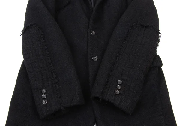 COMME des GARCONS HOMME Wool Fulling Raw Edge Paste Jacket K-173892_007
