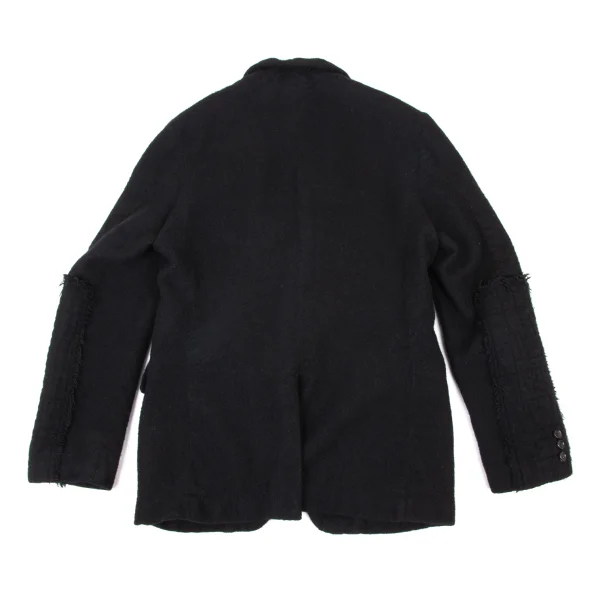 COMME des GARCONS HOMME Wool Fulling Raw Edge Paste Jacket K-173892_016