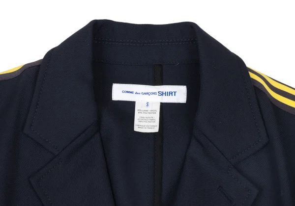 COMME des GARCONS SHIRT Wool Poly Tape Design Jacket K-173897_004