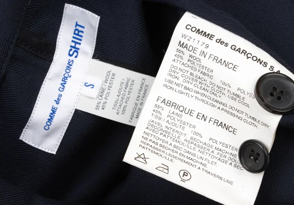 COMME des GARCONS SHIRT Wool Poly Tape Design Jacket K-173897_019