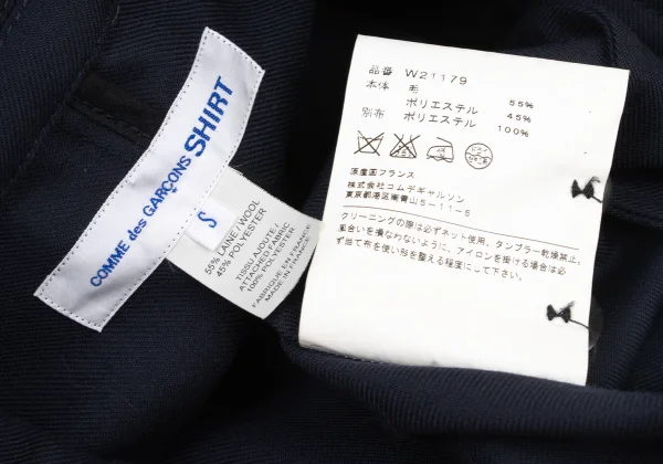 COMME des GARCONS SHIRT Wool Poly Tape Design Jacket K-173897_020