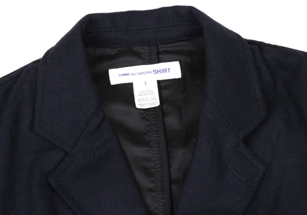 COMME des GARCONS SHIRT Flap Pockets Wool Blend Jacket  K-173900_003