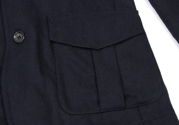 COMME des GARCONS SHIRT Flap Pockets Wool Blend Jacket  K-173900_010