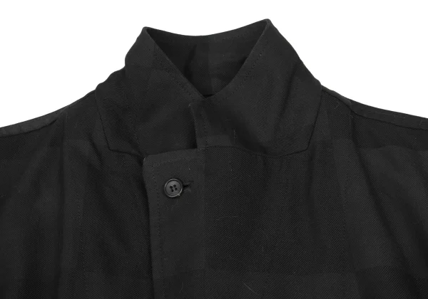 COMME des GARCONS SHIRT Poly Wool Block Panel Jacket K-173904_005