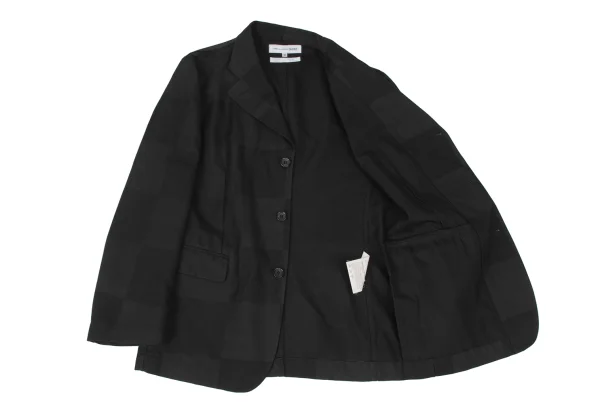 COMME des GARCONS SHIRT Poly Wool Block Panel Jacket K-173904_014