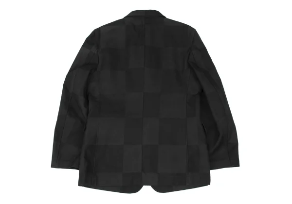 COMME des GARCONS SHIRT Poly Wool Block Panel Jacket K-173904_016