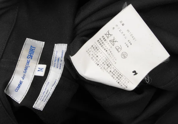 COMME des GARCONS SHIRT Poly Wool Block Panel Jacket K-173904_020