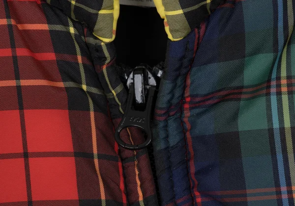 COMME des GARCONS SHIRT Colorful Check Patchwork Padded Vest K-173905_006