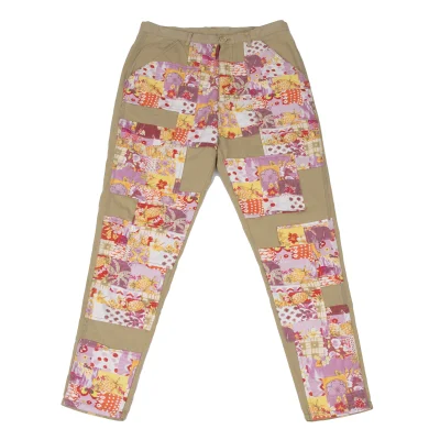 COMME des GARCONS SHIRT Floral Patchwork Chino Pants