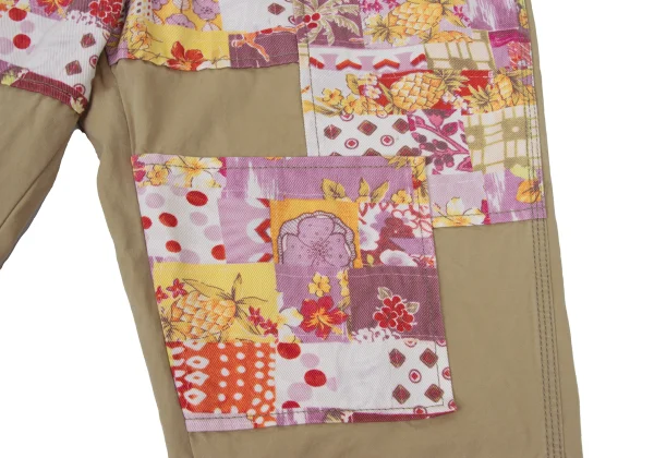 COMME des GARCONS SHIRT Floral Patchwork Chino Pants K-173906_008