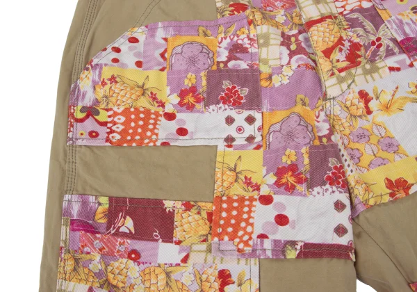 COMME des GARCONS SHIRT Floral Patchwork Chino Pants K-173906_009