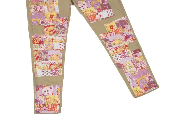 COMME des GARCONS SHIRT Floral Patchwork Chino Pants K-173906_010