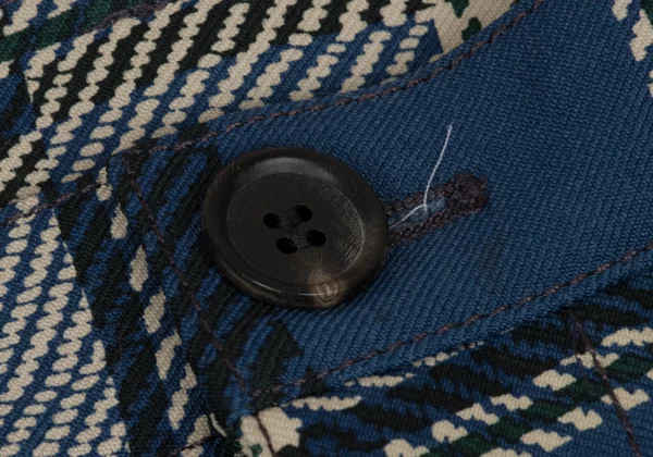 COMME des GARCONS SHIRT Poly Check Corduroy Pocket Pants K-173907_006