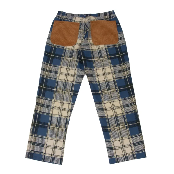 COMME des GARCONS SHIRT Poly Check Corduroy Pocket Pants K-173907_012