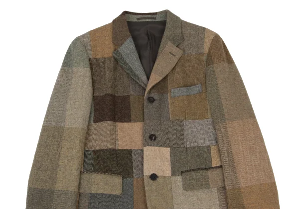 OMME des GARCONS HOMME DEUX Multi Herringbone Jacket K-173909_002