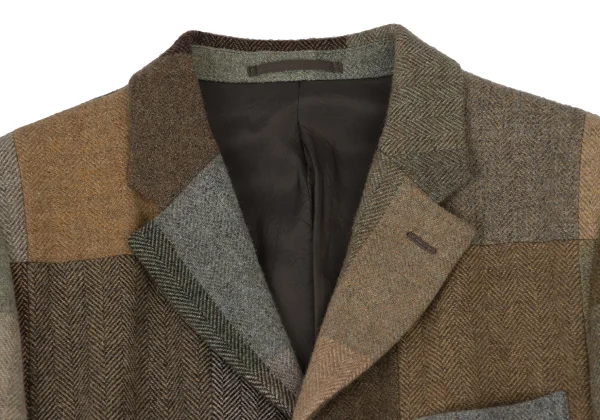 OMME des GARCONS HOMME DEUX Multi Herringbone Jacket K-173909_003