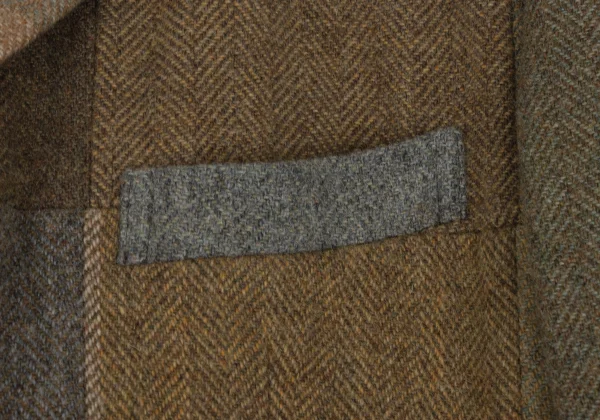 OMME des GARCONS HOMME DEUX Multi Herringbone Jacket K-173909_006