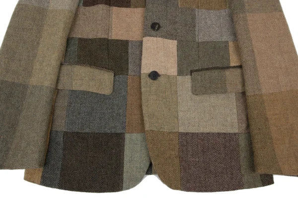 OMME des GARCONS HOMME DEUX Multi Herringbone Jacket K-173909_010
