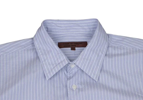 COMME des GARCONS HOMME DEUX Cotton Sleeve Switching Striped Shirt K-173910_003