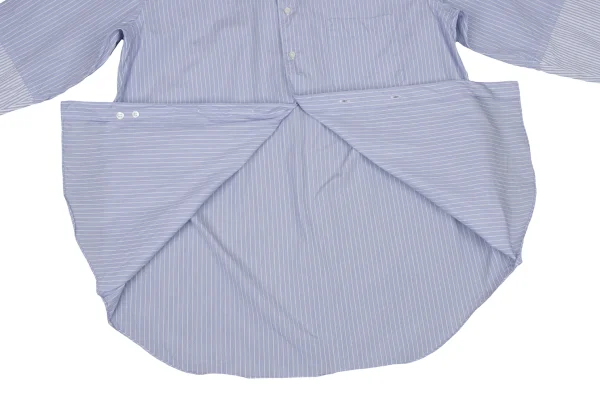 COMME des GARCONS HOMME DEUX Cotton Sleeve Switching Striped Shirt K-173910_009