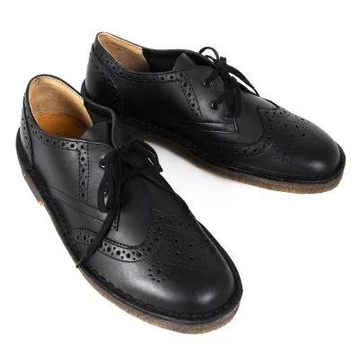 Clarks Khan Brogue Wingtip Leather Shoes