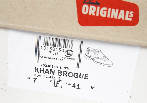 Clarks Khan Brogue Wingtip Leather Shoes K-173919_016
