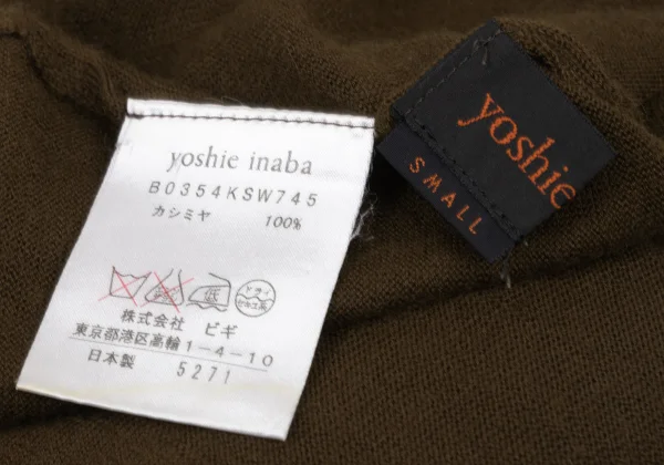 yoshie inaba Cashmere Turtleneck Knit Sweater K-173924_014