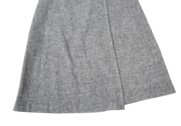 yoshie inaba Wool Nylon Belted Wrap Design Skirt K-173927_006
