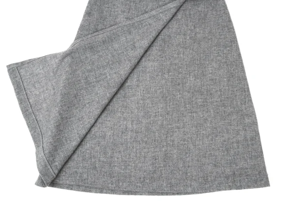 yoshie inaba Wool Nylon Belted Wrap Design Skirt K-173927_007
