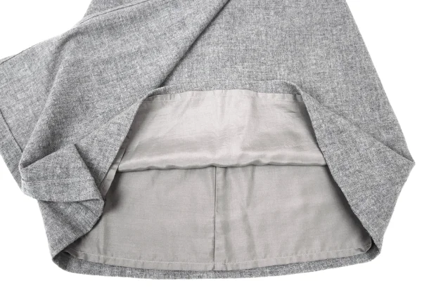 yoshie inaba Wool Nylon Belted Wrap Design Skirt K-173927_008