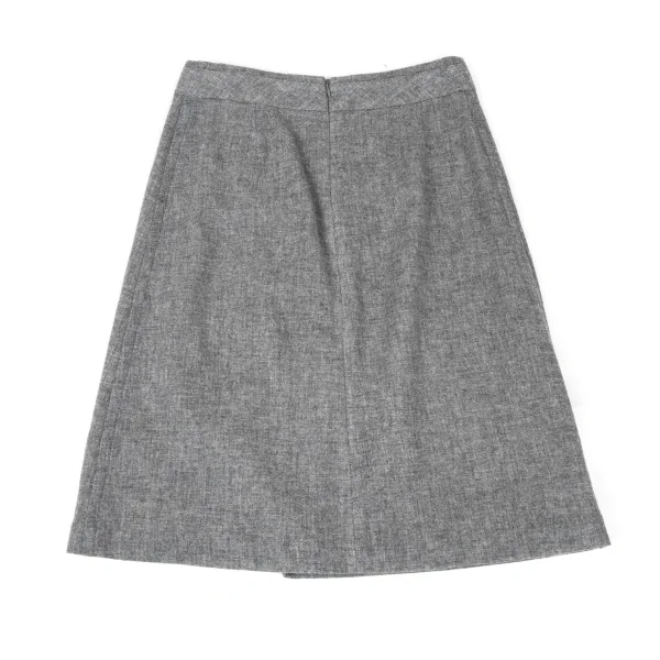 yoshie inaba Wool Nylon Belted Wrap Design Skirt K-173927_009