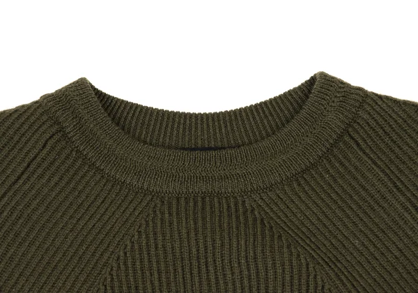 L'EQUIPE Side Zip Rib Knit Sweater K-173930_006