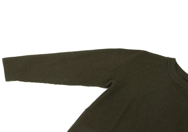 L'EQUIPE Side Zip Rib Knit Sweater K-173930_007