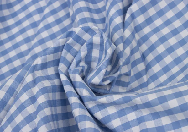 JUNYA WATANABE COMME des GARCONS Poly Cotton Gingham Check Pleated Skirt K-173931_014
