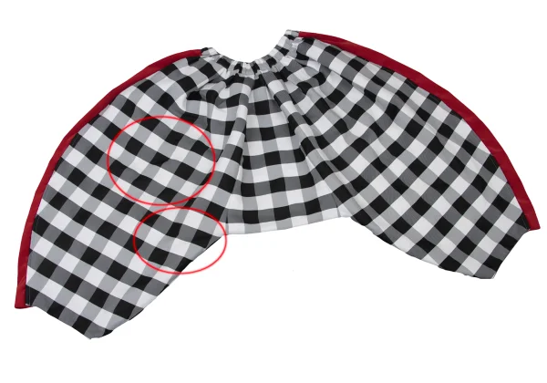 COMME des GARCONS Side Switching Cheked Dropped Crotch Pants K-173932_007
