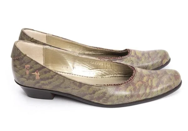 ISSEY MIYAKE FETE Farm Printed Pumps K-173933_008