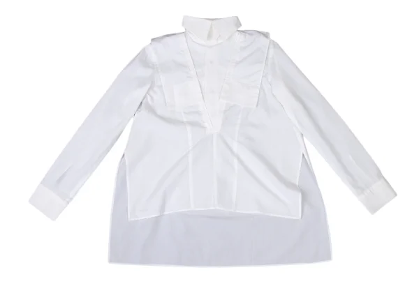 Yohji Yamamoto FEMME Switching Cotton Shirt K-173934_002