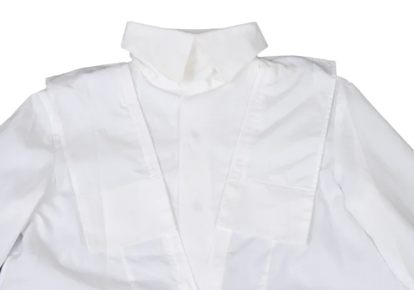 Yohji Yamamoto FEMME Switching Cotton Shirt K-173934_003