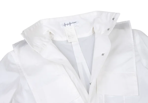 Yohji Yamamoto FEMME Switching Cotton Shirt K-173934_005