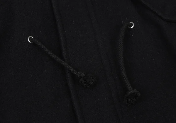 Yohji Yamamoto POUR HOMME Zip Design Melton Wool Mods Coat K-173935_009