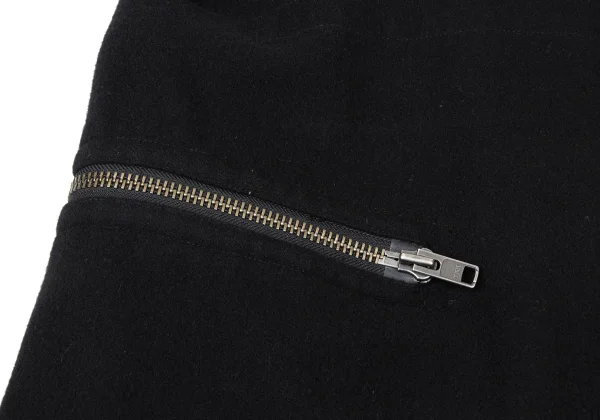 Yohji Yamamoto POUR HOMME Zip Design Melton Wool Mods Coat K-173935_016