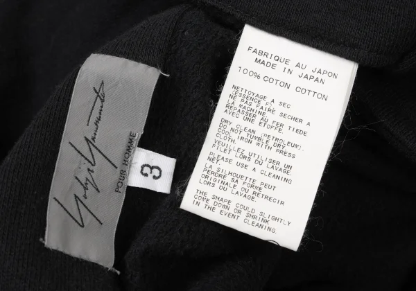 Yohji Yamamoto POUR HOMME Cotton Sweatshirt Stole Cape K-173936_013