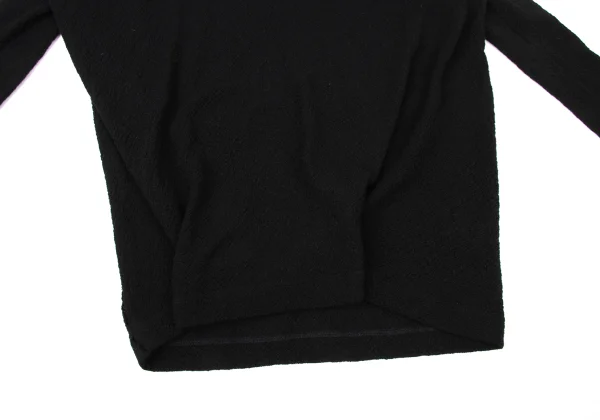 Y's Asymmetric Design Wool High Neck Knit Top K-173938_007