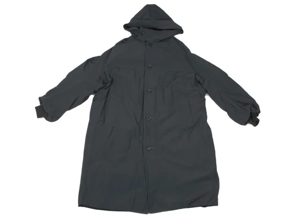 Y's Reversible Padded Nylon Hooded Coat K-173940_003