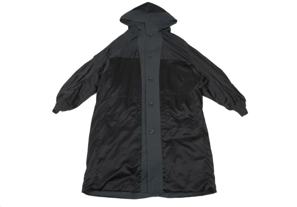 Y's Reversible Padded Nylon Hooded Coat K-173940_014