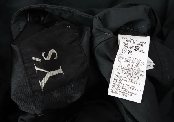 Y's Reversible Padded Nylon Hooded Coat K-173940_017