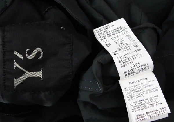 Y's Reversible Padded Nylon Hooded Coat K-173940_018